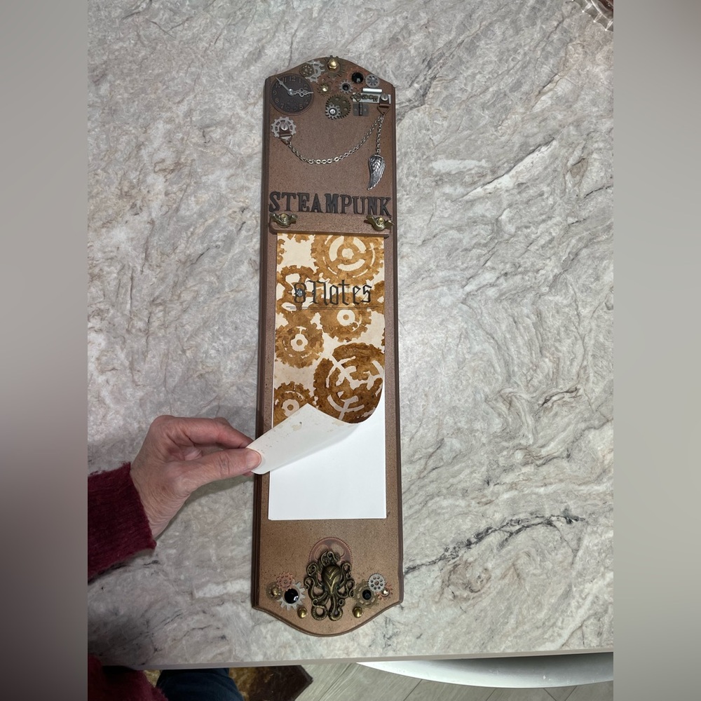 🇨🇦Steampunk wall Notepad - Picture 2 of 2